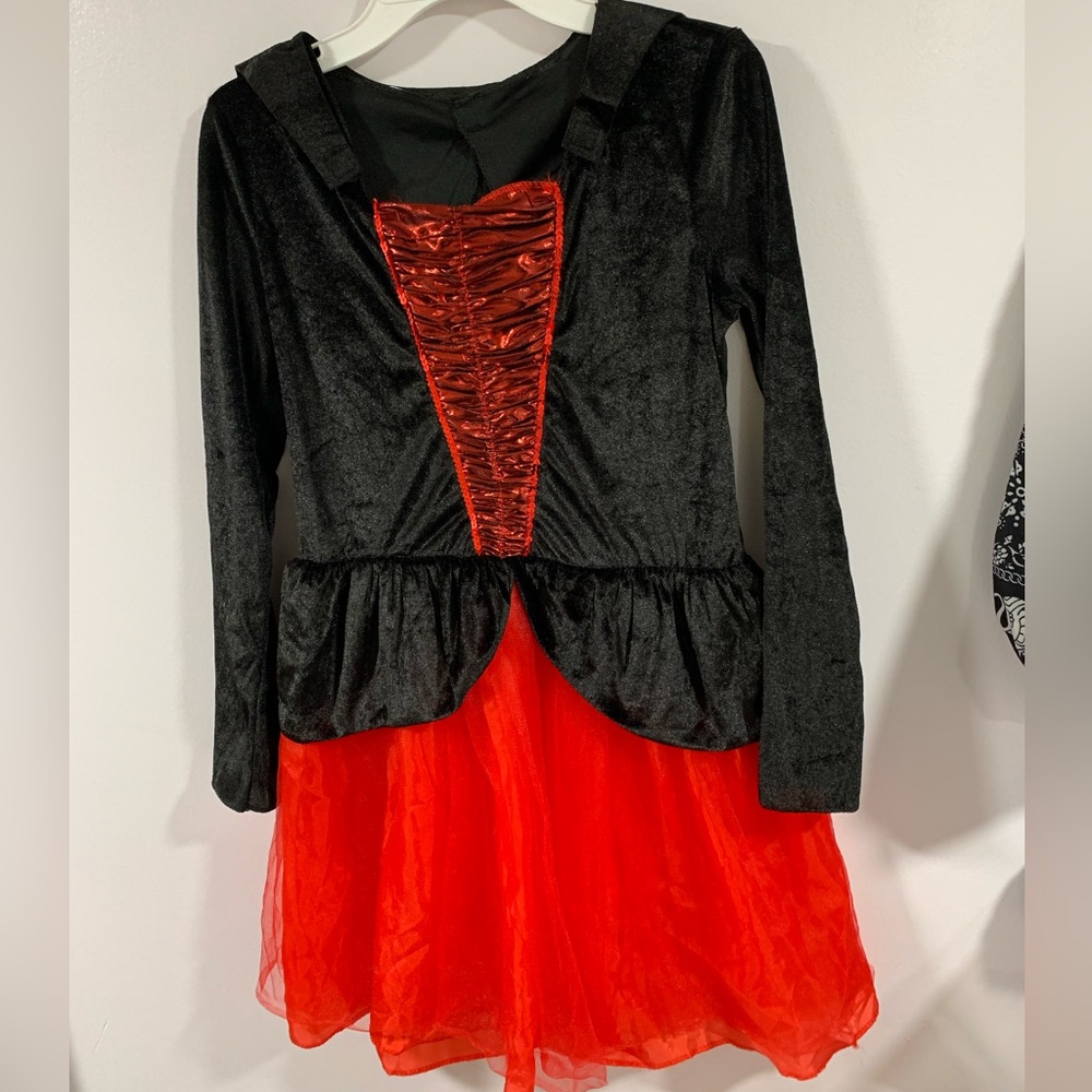 Kids Black and Red Costume Dress